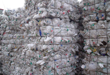 Natural HDPE (milk bottles) and Coloured HDPE