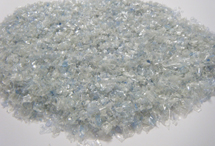 Hot washed clear PET flake